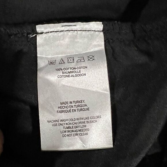 BDG Cara Belted High-Rise Culotte Pleaded Loose Fit Black Denim Jeans Sz 6 - Picture 8 of 11